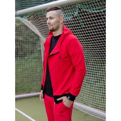 mikina pánska 1F FOOTBALL Červená