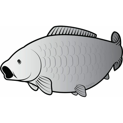 Delphin Nálepka kapor SILVER