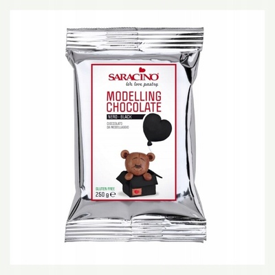 Saracino Modelovací čokoláda černá 250 g