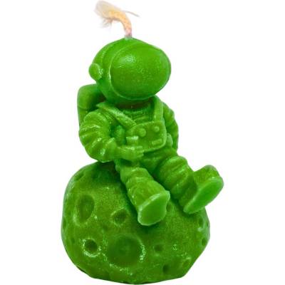 Svíčkománie3D Astronaut zelená 50 g