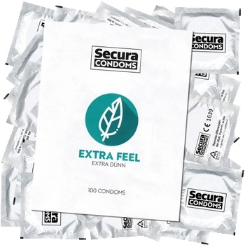 Secura 100 бр. Тънки презервативи Secura Extra Feel