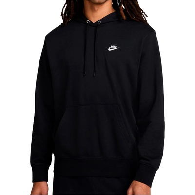 Nike Мъжки суичър Nike Club French Terry Pullover Hoodie - Black / Black / White - размер M (017-4502-0112)