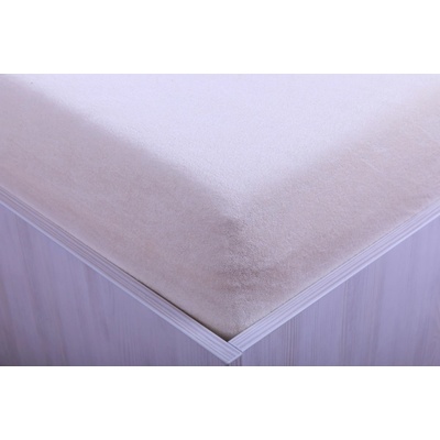 Teptex prostěradlo froté smetanové 90/100x200