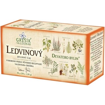 Grešík Devatero bylin Ledvinový 20 nálevových sáčků