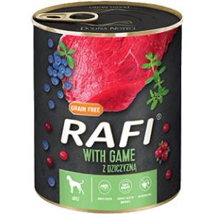 RAFI Dog Game консрева за кучета с дивечово месо - 0.8кг