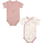 Bimbidreams Бебешки бодита с къс ръкав Bimbidreams - Niza, 2 броя, 0-1 м (8499000799311) - baby