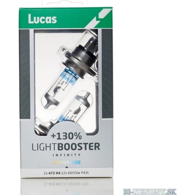 Lucas Light Booster Infinity H4 P43t 12V 60/55W
