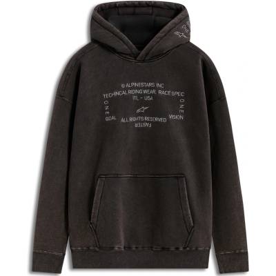 Alpinestars Infinite Washed Oversized Hoodie černá