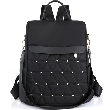 DELIS Дамска раница, Cleodora GT2615, против кражба, черна (GT2615)