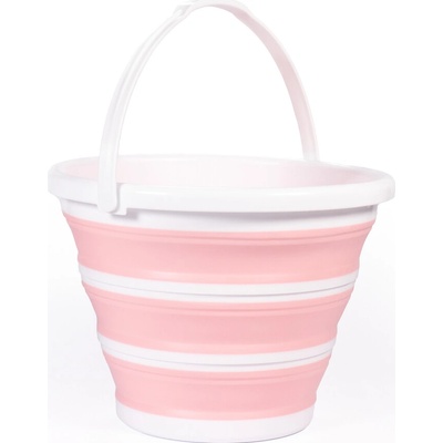 Úklid pro klid Skládací kbelík 10 l Růžová – Zboží Mobilmania