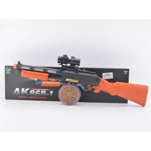 Armtoys ДЕТСКА ПУШКА ПОМПА С БАРАБАН, ЗВУЦИ И ВИБРАЦИЯ