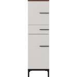 Germania Сив и бежов шкаф за баня от орех 34x123 cm Yonkers - Germania (2671-573)