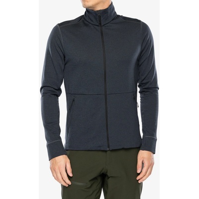 Odlo Grid Fleece Mid Layer Full Zip black melange