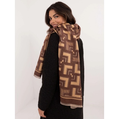 Wool Fashion Italia šála AT-SZ-23158.32 hnědá