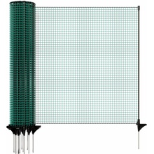 Univerzální zelená ohradníková síť, nevodivá FIX, délka 15 m, výška 65 cm