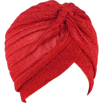 HARAHU Блестяща Турбанова Шапка - Червена kp6635 (6635)
