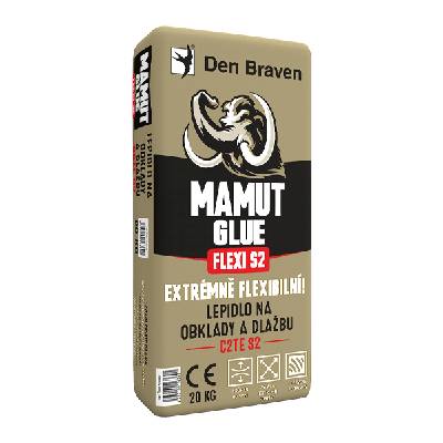 Den Braven Mamut Glue Flexi C2TE S2 – Extrémne flexibilné lepidlo na obklady a dlažby 20 kg vrece