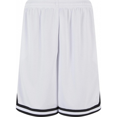 Urban Classics kraťasy Stripes Mesh bílé