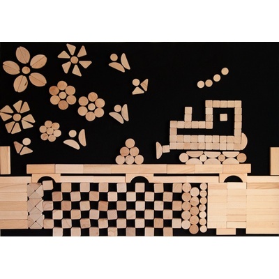 T-WOOD Hrací stěna 250 ks komplet