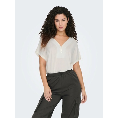 ONLY Кремава дамска блуза ONLY | Byal | ЖЕНИ | M