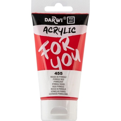 Darwi DFY АКРИЛНА боя Pyrrole Red 75 ml 1 бр (DF5150075455C)