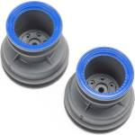 Losi Светлосиви MT джанти, синьо beadlock (2): Mini LMT