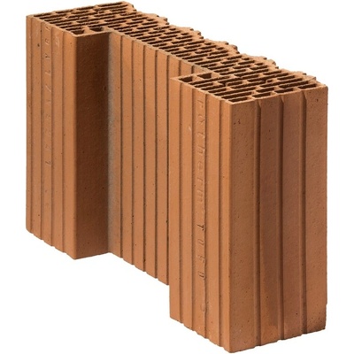 Cihla broušená poloviční koncová Porotherm 44 EKO+ Profi Dryfix 1/2 K P8 440×125×249 mm