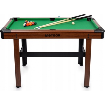 BILIARDOVÝ STÔL MINI BILARD METEOR POOL 4FT s príslušenstvom 122x61x76 cm