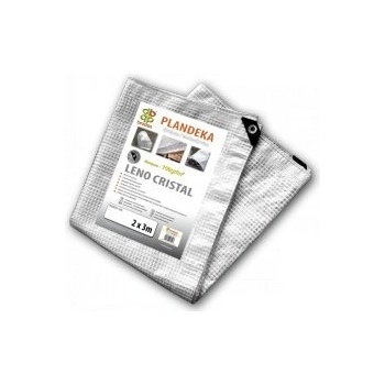 Bradas PLC1002/3 plachta zakrývací s oky Leno cristal 2x3m