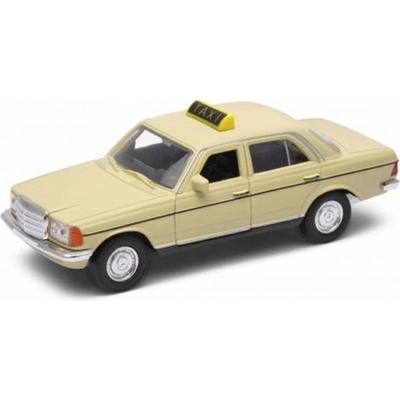 Welly Mercedes-Benz W123 Taxi Krémová 1:34