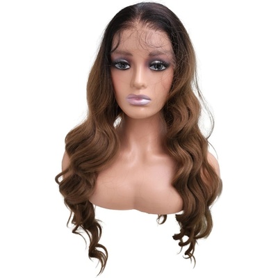 Jarmila Vlnitá parochňa čierna-hnedá ombré