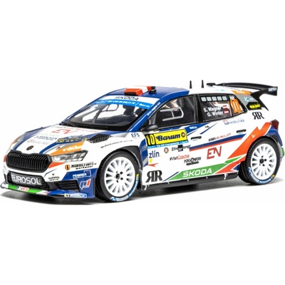 Ixo Škoda Fabia RS Rally2 10 Wagner/Winter Barum Rally 2023 Models 1:43