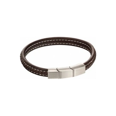 Fred Bennett Pánsky kožený náramok hnedý 21cm B5120