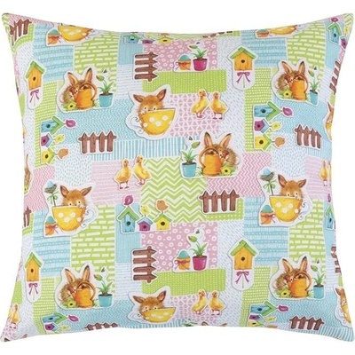 Bellatex vankúš Ema velikonoční motiv housata 45x45