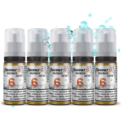 Flavourit PG50/VG50 6mg 5x10ml
