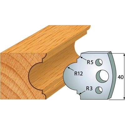 Igm Profilový nůž 40x4mm profil 018 F026-018