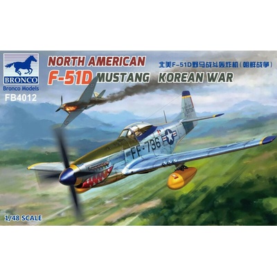 Bronco Models North American F-51D Mustang Korean War 1:48