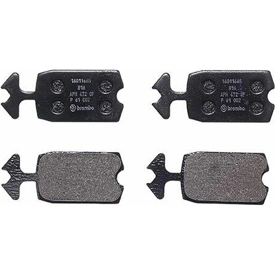 Sada brzdových platničiek kotúčovej brzdy BREMBO P 61 002