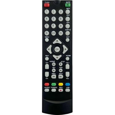 GENERAL CARCLEVER DVB-T2/HEVC/H. 265 - съвместимо дистанционно управление на марката General (DVB-T2/HEVC/H.265)