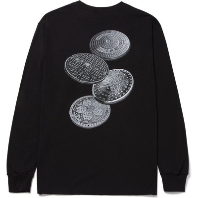 HUF No Cap LS Tee black
