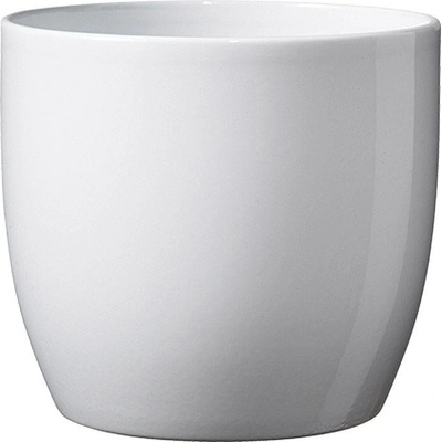 Soendgen Keramik Basel Full Color Obal na kvetináč ⌀ 24 cm 23 cm biely 069/024/0050