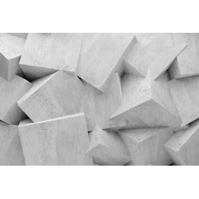 DIMEX ART Флизелинов фототапет абстрактен бетонен камък 375 x 250 см