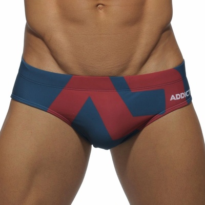 Addicted ADS045 Logo Brief Navy