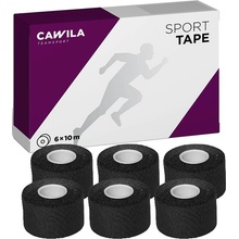 Cawila Sporttape COLOR 6er Set 1000710753-schwarz 3,8cm x 10m