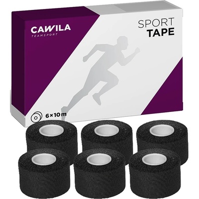 Cawila Sporttape COLOR 6er Set 1000710753-schwarz 3,8 cm x 10 m