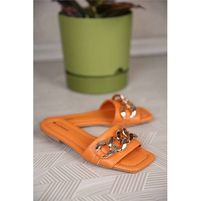 Moda Trend Дамски чехли - Оранжеви 306945 (306945_Оранжев)