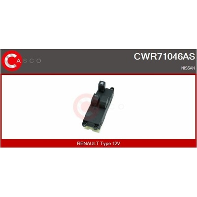 Spínač, zvedací zařízení oken CASCO CWR71046AS