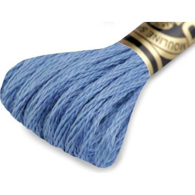 Vyšívací příze DMC Mouliné Spécial Cotton Varianta: 799 modrá nebeská světlá, Balení: 1 ks 27729/15784/175948