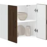 vidaXL Кухненски стенен шкаф, Kalmar, кафяв дъб, инженерно дърво (853584)