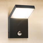 Brilagi - led външно стенно осветително тяло със сензор riano led/8w/230v антрацит (bg2285)